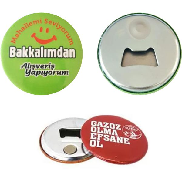 Promosyon Yuvarlak Magnetli Açacak AC01003