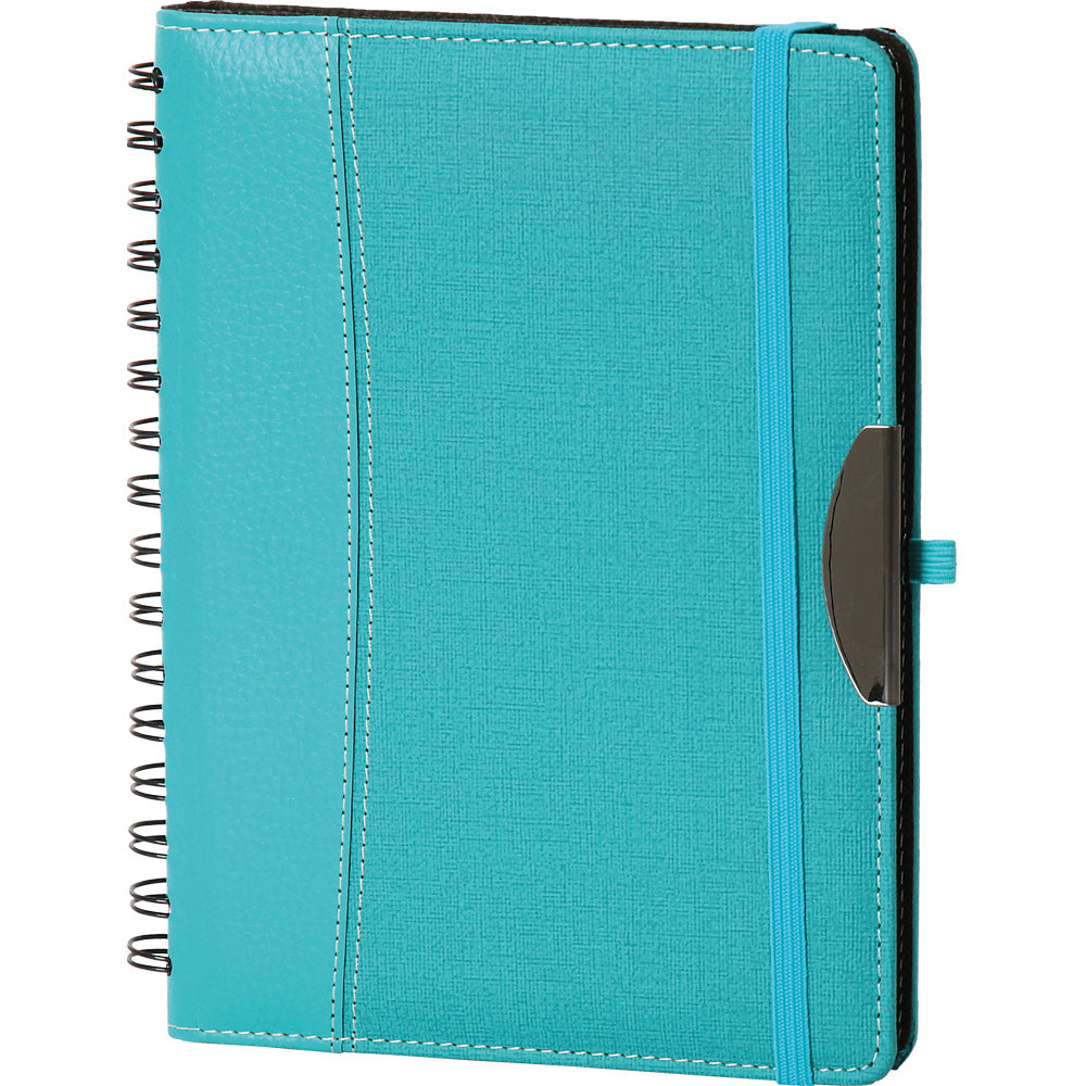Promosyon Spiralli Termo PU Deri Sert Kapak Tarihli Ajanda (16.5x22 cm) AJ01009