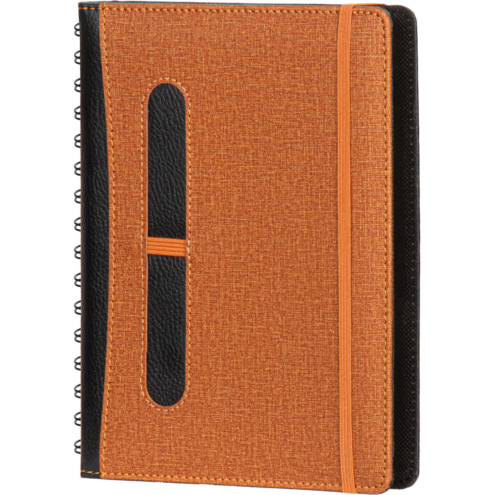 Promosyon Spiralli Termo PU Deri Sert Kapak Tarihli Ajanda (16.5x22 cm) AJ01010