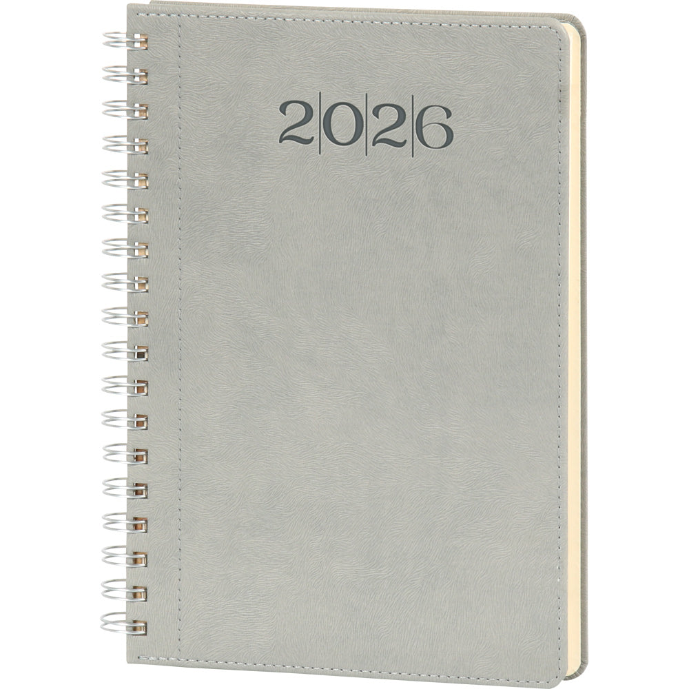 Promosyon Spiralli Termo PU Deri Sert Kapak Tarihli Ajanda (20x28 cm) AJ01020