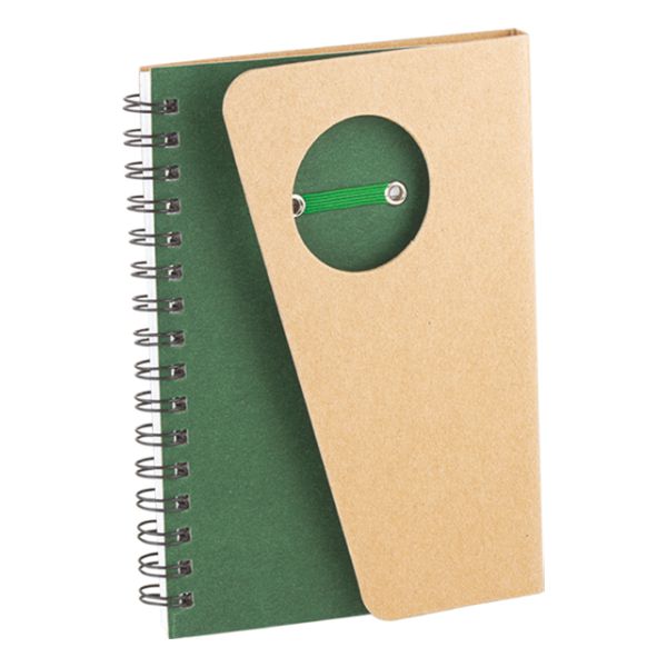 Promosyon Geri Dönüşümlü Spiralli Kraft Defter (10,5x14,5cm) RC01007
