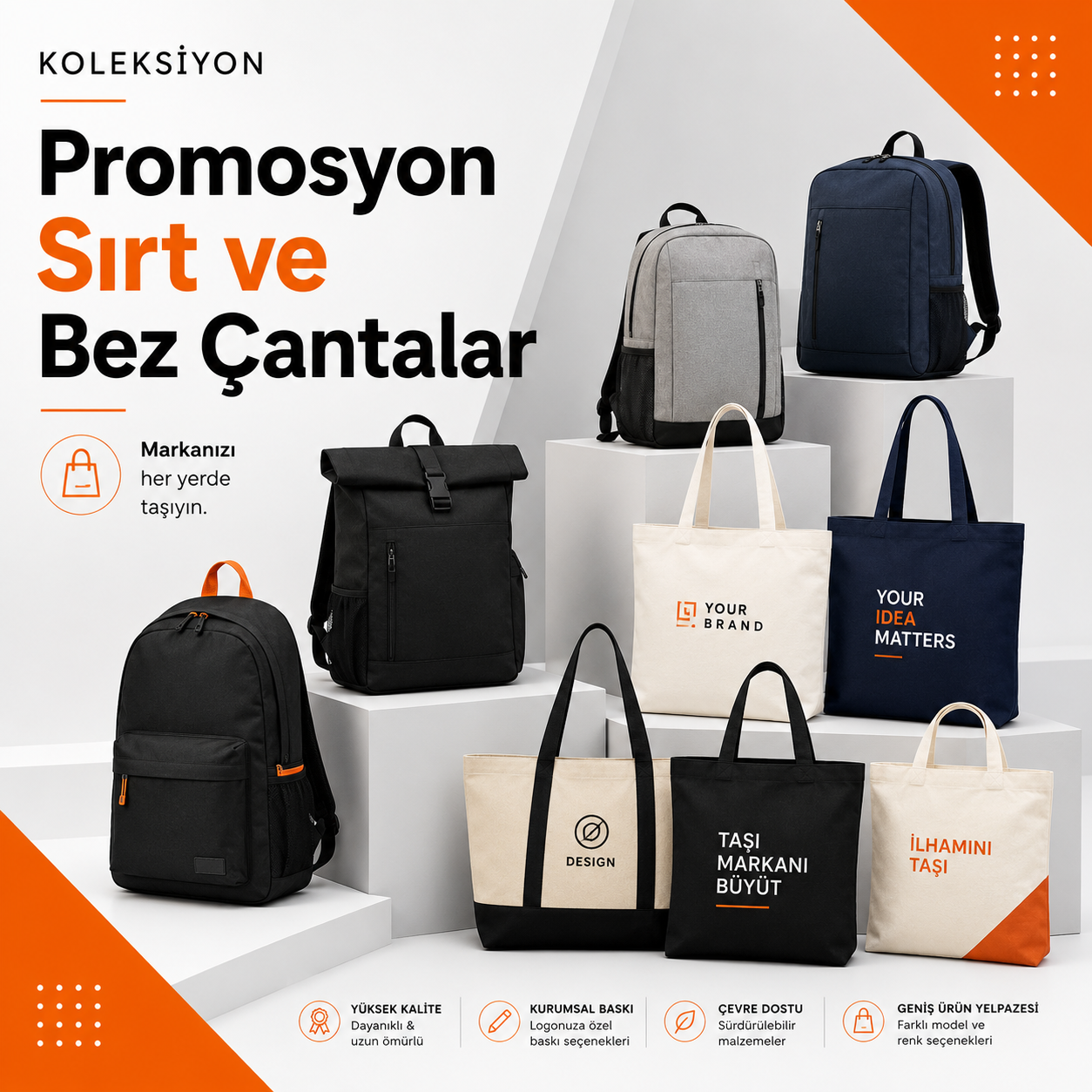 Promosyon Sırt ve Bez Çantalar