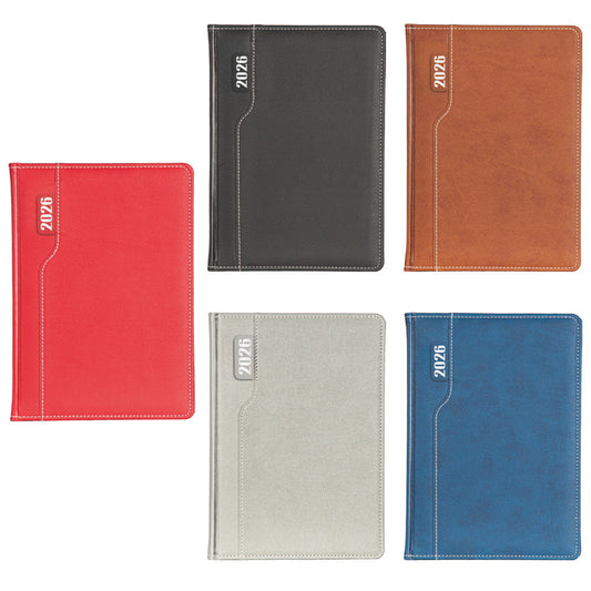 Promosyon Termo PU Deri Sert Kapak Tarihli Ajanda (17x24 cm) AJ01008