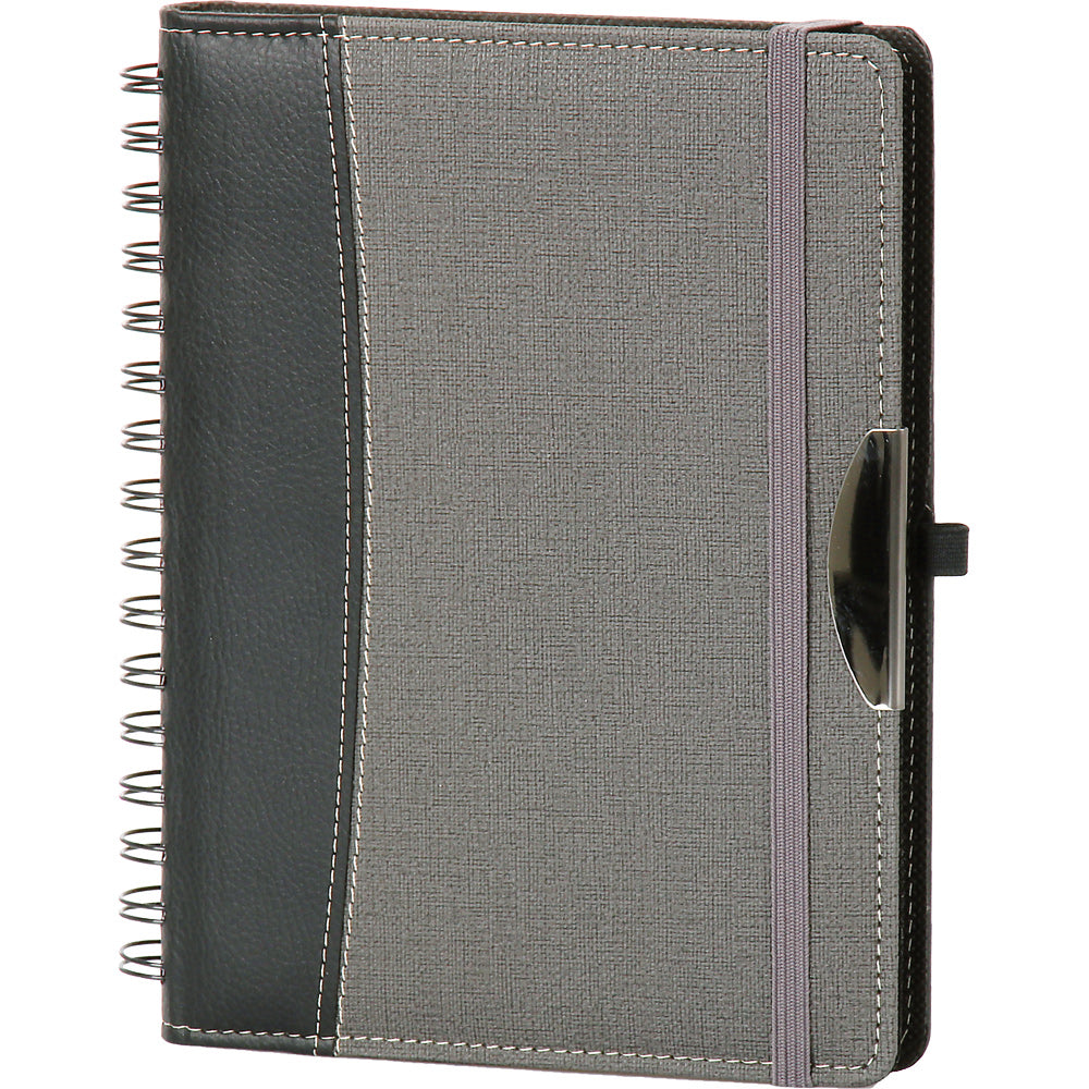 Promosyon Spiralli Termo PU Deri Sert Kapak Tarihli Ajanda (16.5x22 cm) AJ01009