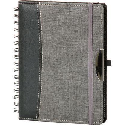 Promosyon Spiralli Termo PU Deri Sert Kapak Tarihli Ajanda (16.5x22 cm) AJ01009