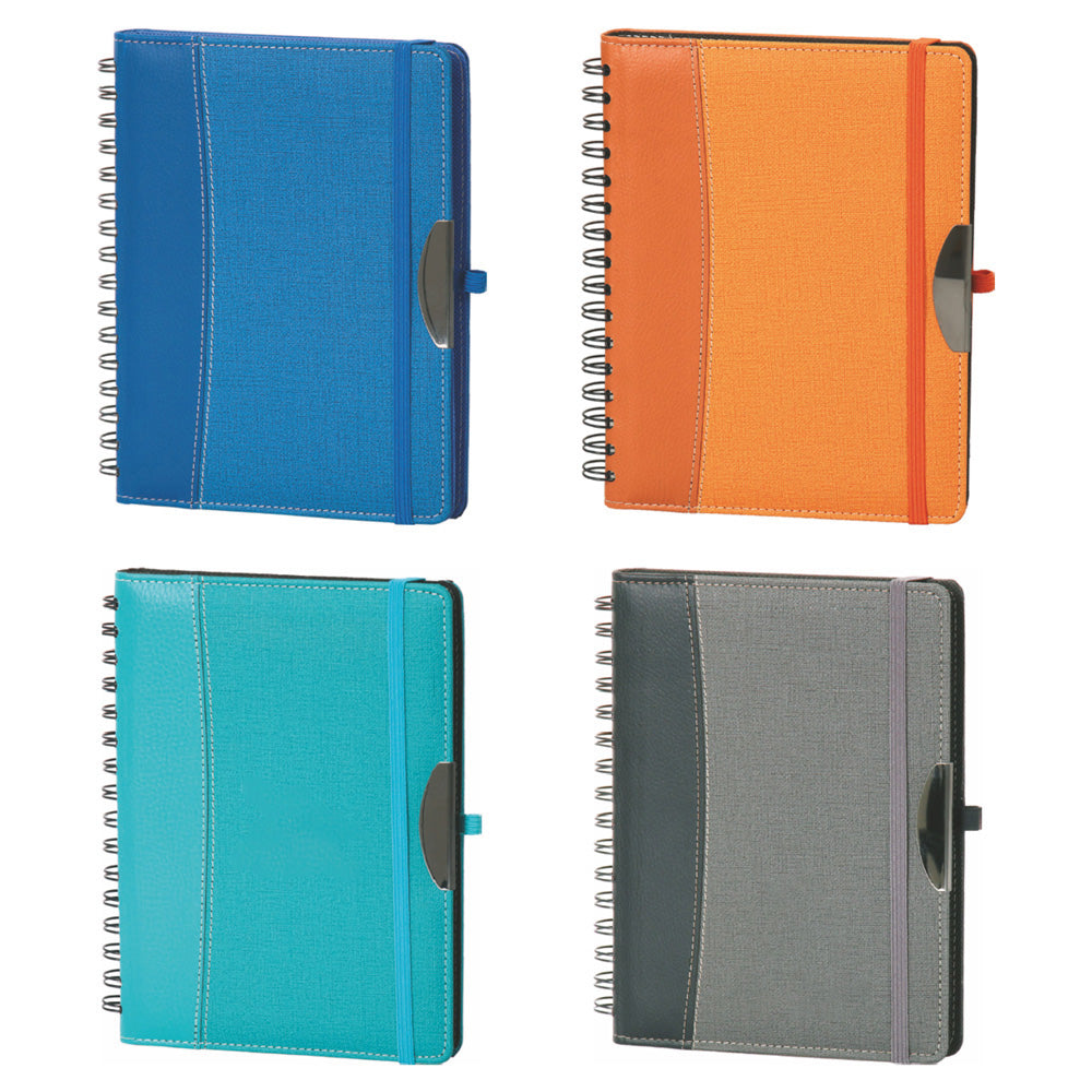 Promosyon Spiralli Termo PU Deri Sert Kapak Tarihli Ajanda (16.5x22 cm) AJ01009