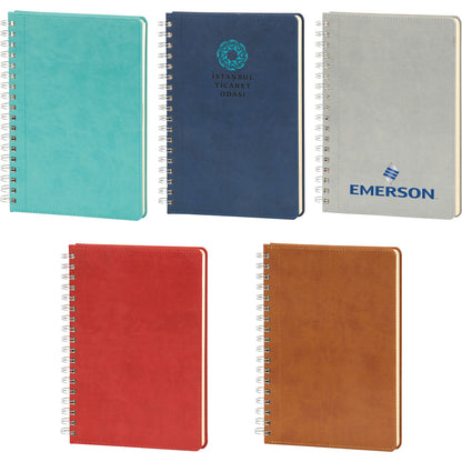 Promosyon Spiralli Termo PU Deri Sert Kapak Tarihli Ajanda (17x24 cm) AJ01014