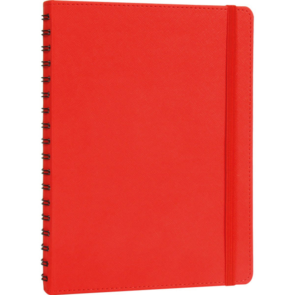 Promosyon Spiralli Termo PU Deri Sert Kapak Tarihli Ajanda (17.5x24 cm) AJ01015