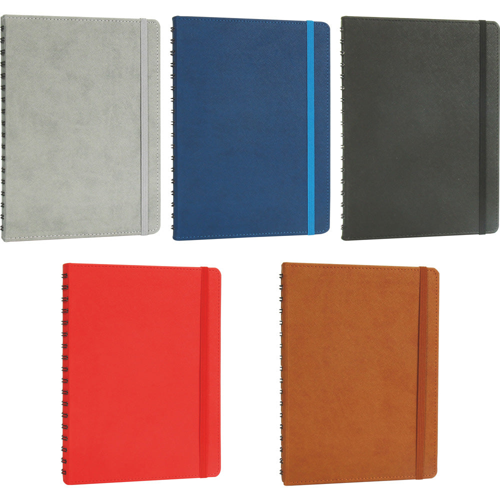 Promosyon Spiralli Termo PU Deri Sert Kapak Tarihli Ajanda (17.5x24 cm) AJ01015