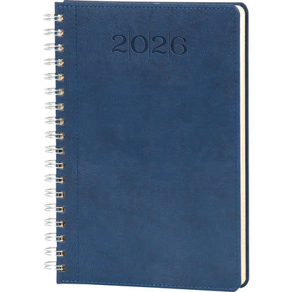 Promosyon Spiralli Termo PU Deri Sert Kapak Tarihli Ajanda (20x28 cm) AJ01020
