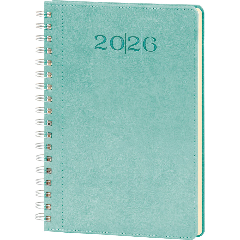 Promosyon Spiralli Termo PU Deri Sert Kapak Tarihli Ajanda (20x28 cm) AJ01020