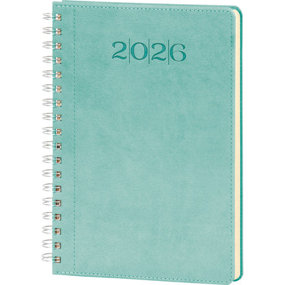 Promosyon Spiralli Termo PU Deri Sert Kapak Tarihli Ajanda (20x28 cm) AJ01020