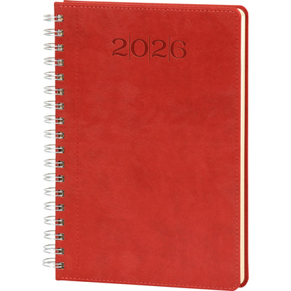 Promosyon Spiralli Termo PU Deri Sert Kapak Tarihli Ajanda (20x28 cm) AJ01022