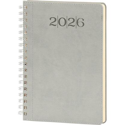 Promosyon Spiralli Termo PU Deri Sert Kapak Tarihli Ajanda (20x28 cm) AJ01022