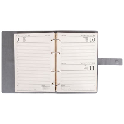 Promosyon Spiralli Mıknatıslı Termo Deri Organizer Ajanda (17,5x22,5CM) AJ02012 · AJ02012-06