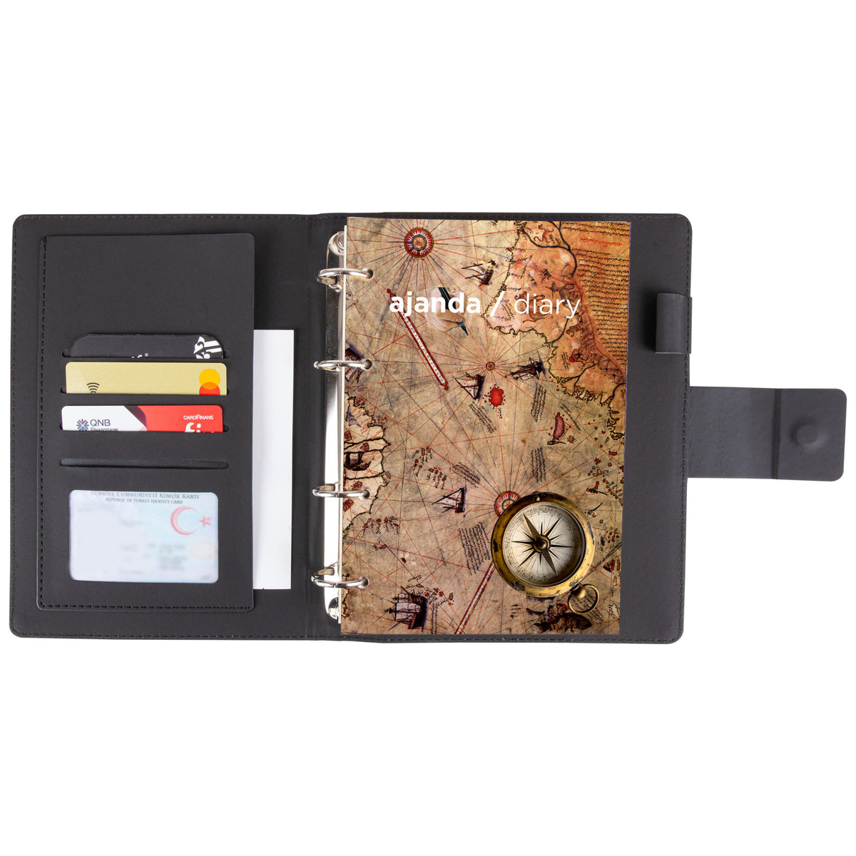 Promosyon Mıknatıslı Termo Deri Organizer Ajanda (18x21,5CM) AJ02013 · AJ02013-10