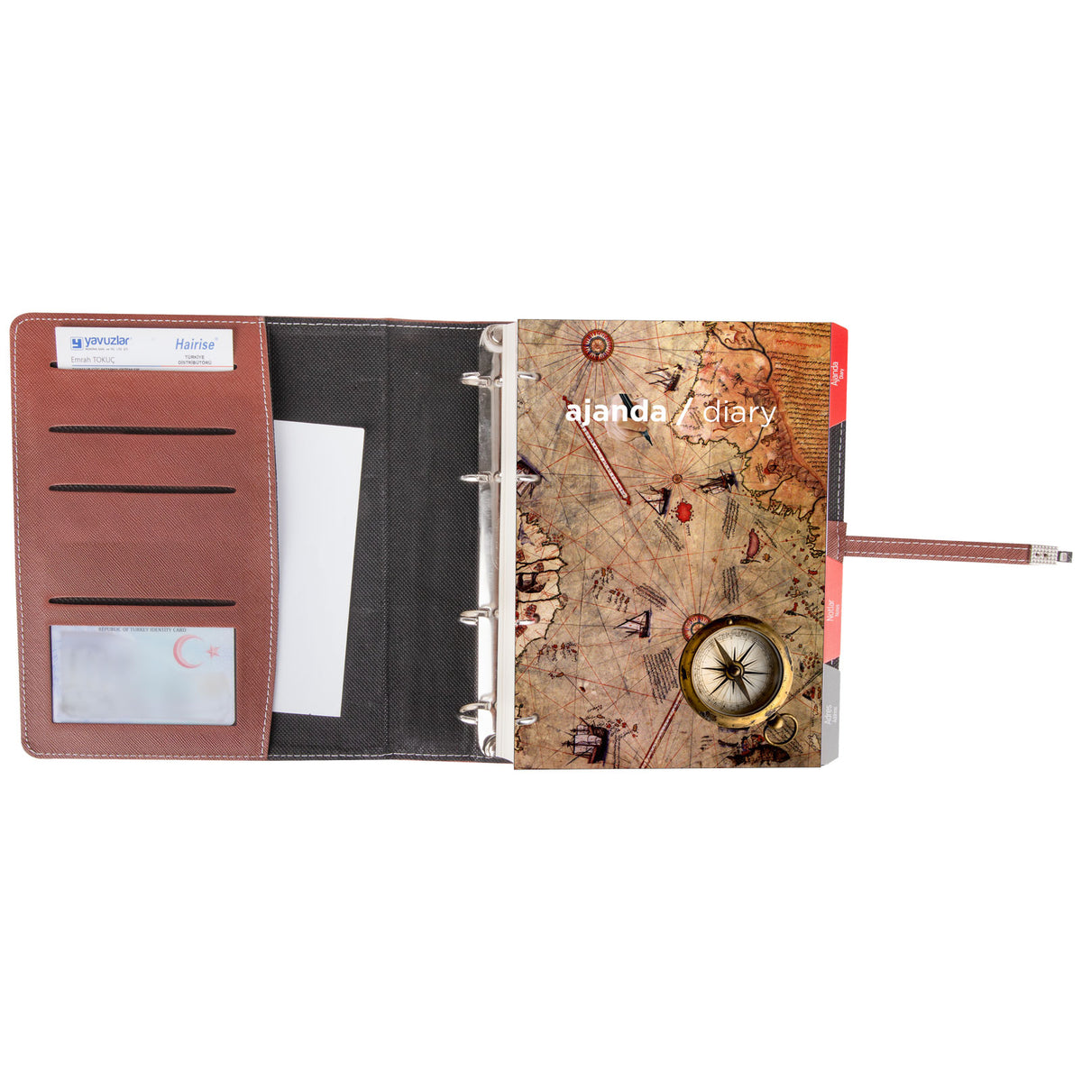 Promosyon Mıknatıslı Termo Deri Organizer Ajanda (18x21,5CM) AJ02014 · AJ02014-04