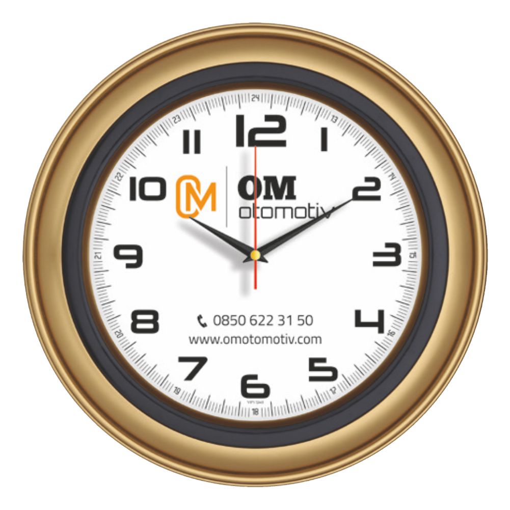 Promosyon 40 Cm Bristol Kadran Duvar Saati CL01014
