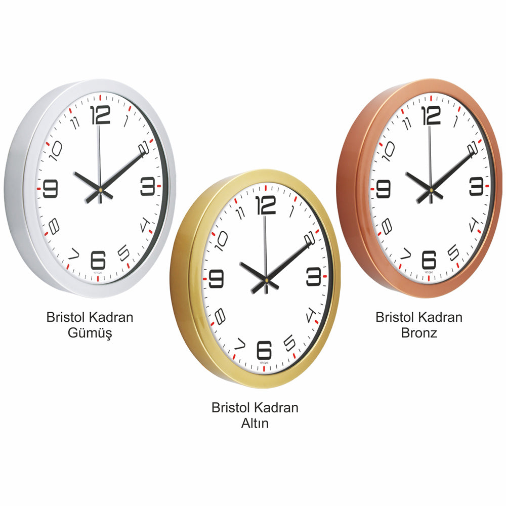 Promosyon 30 Cm Bristol Kadran Duvar Saati CL01015