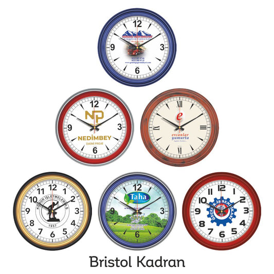 Promosyon 42 Cm Bristol Kadran Duvar Saati CL01019