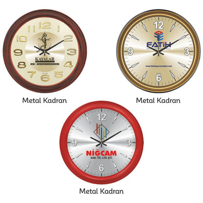 Promosyon 46 Cm Metal Kadran Duvar Saati CL01021