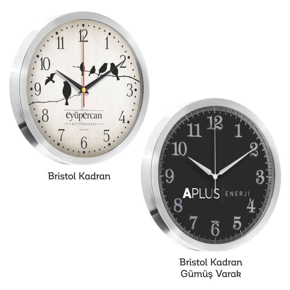 Promosyon 25 Cm Bristol Kadran Duvar Saati CL02001