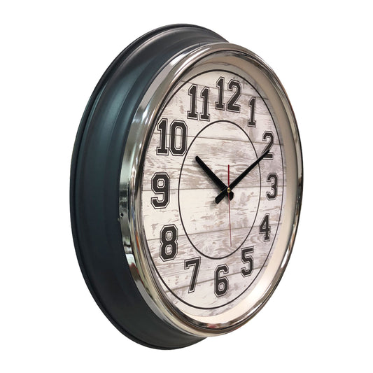 Promosyon 50,5 Cm Metal Kasa Duvar Saati CL02010 · CL02010-01