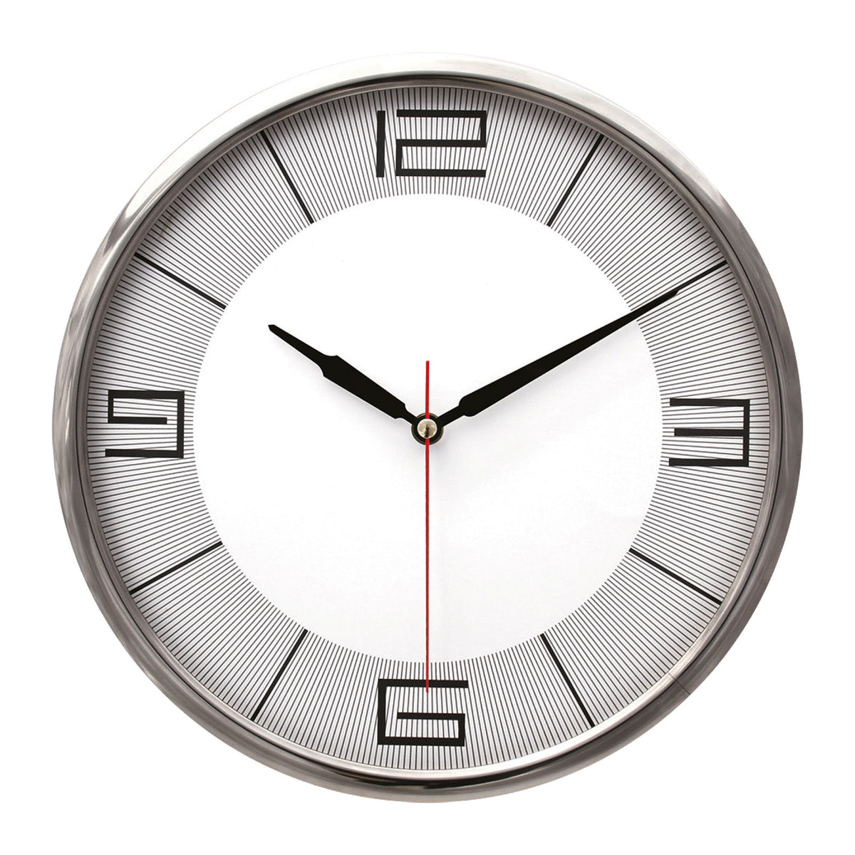 Promosyon 32 Cm Metal Kasa Duvar Saati CL02012 · CL02012-02