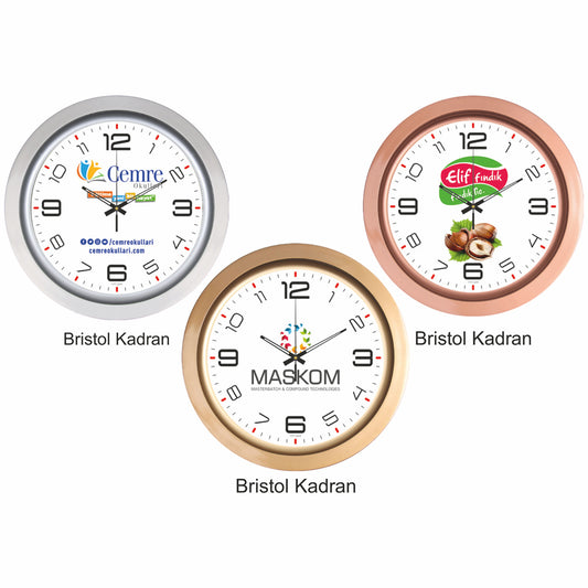 Promosyon 40 Cm Bristol Kadran Duvar Saati CL03001