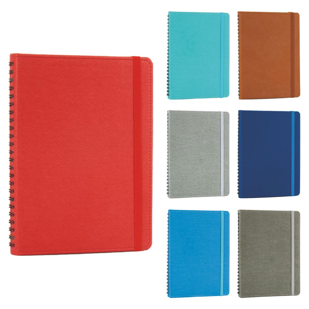 Promosyon Spiralli Sert Kapak (15x21,5cm) Tarihsiz Defter DF01035