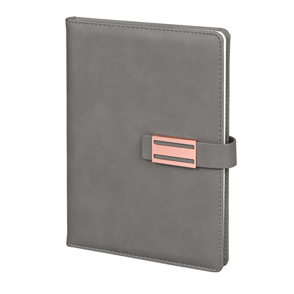 Promosyon Termo Deri Kapak Mıknatıslı Tarihsiz Defter (15X21 CM) DF01042 · DF01042-01