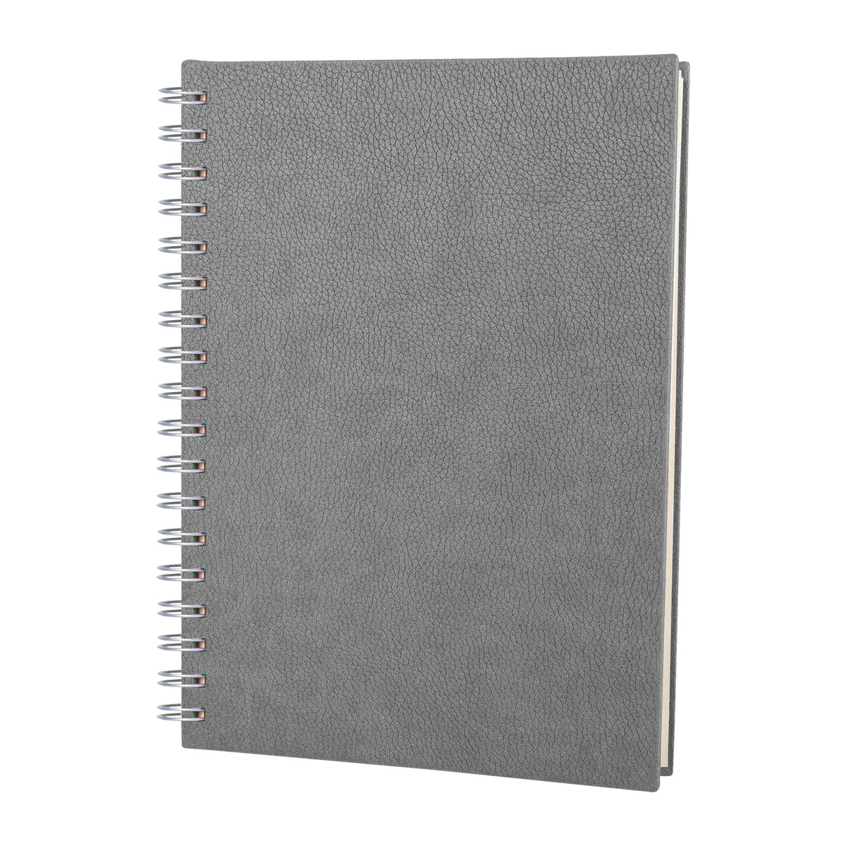 Promosyon Yumuşak Termo Deri Kapak Spiralli Kareli Tarihsiz Defter (17X24 CM) DF01044 · DF01044-01