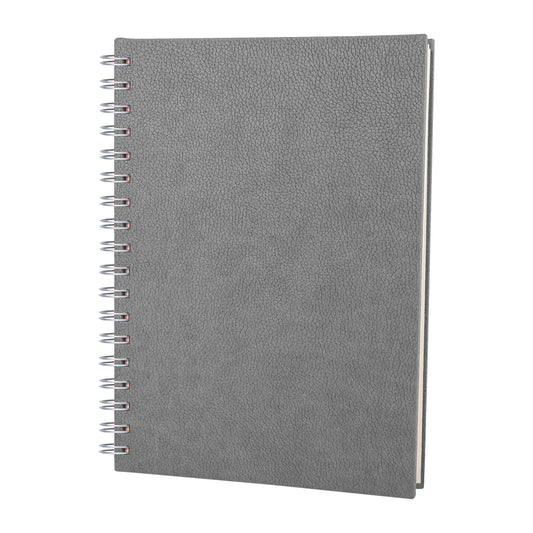 Promosyon Yumuşak Termo Deri Kapak Spiralli Kareli Tarihsiz Defter (17X24 CM) DF01044 · DF01044-01