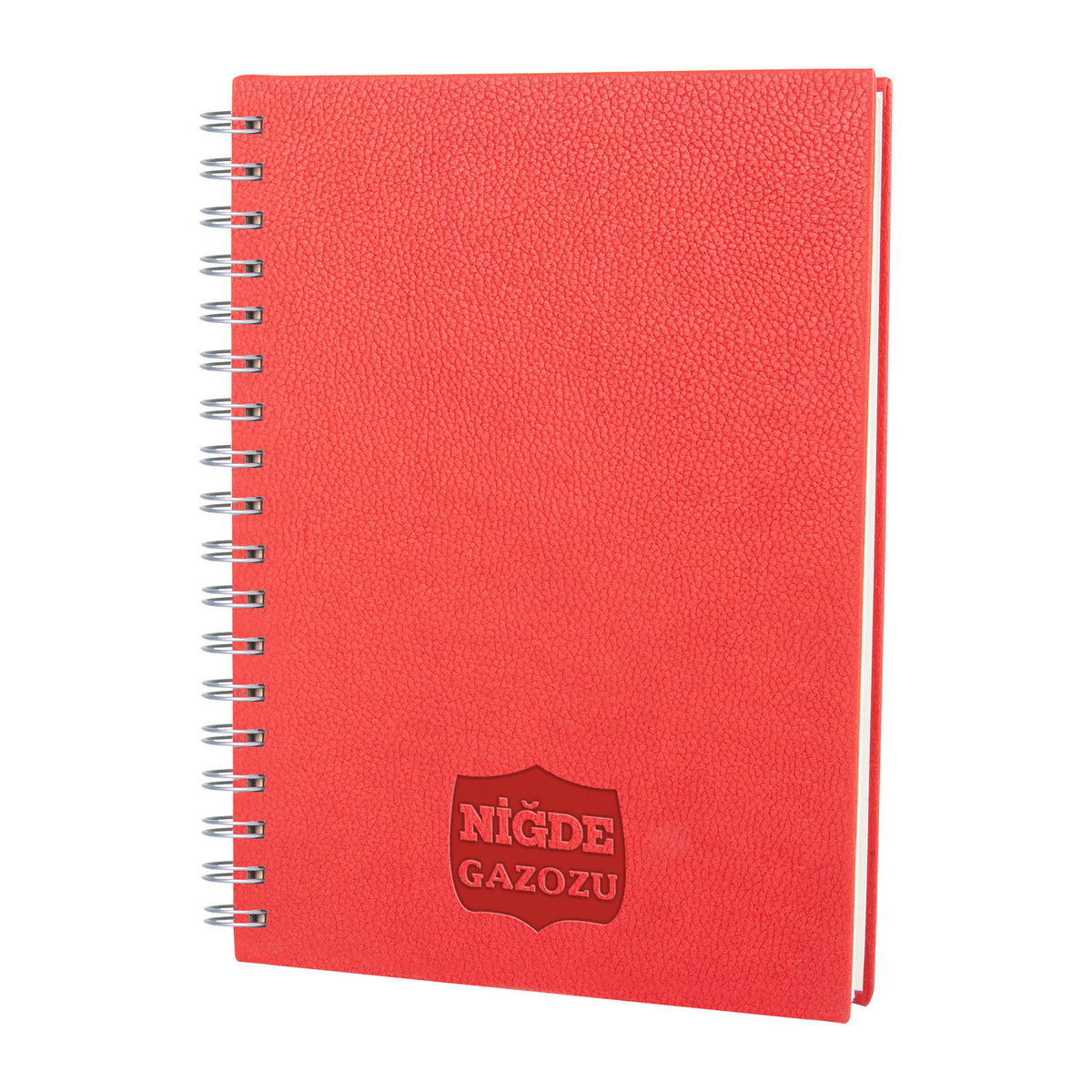 Promosyon Yumuşak Termo Deri Kapak Spiralli Kareli Tarihsiz Defter (17X24 CM) DF01044 · DF01044-03