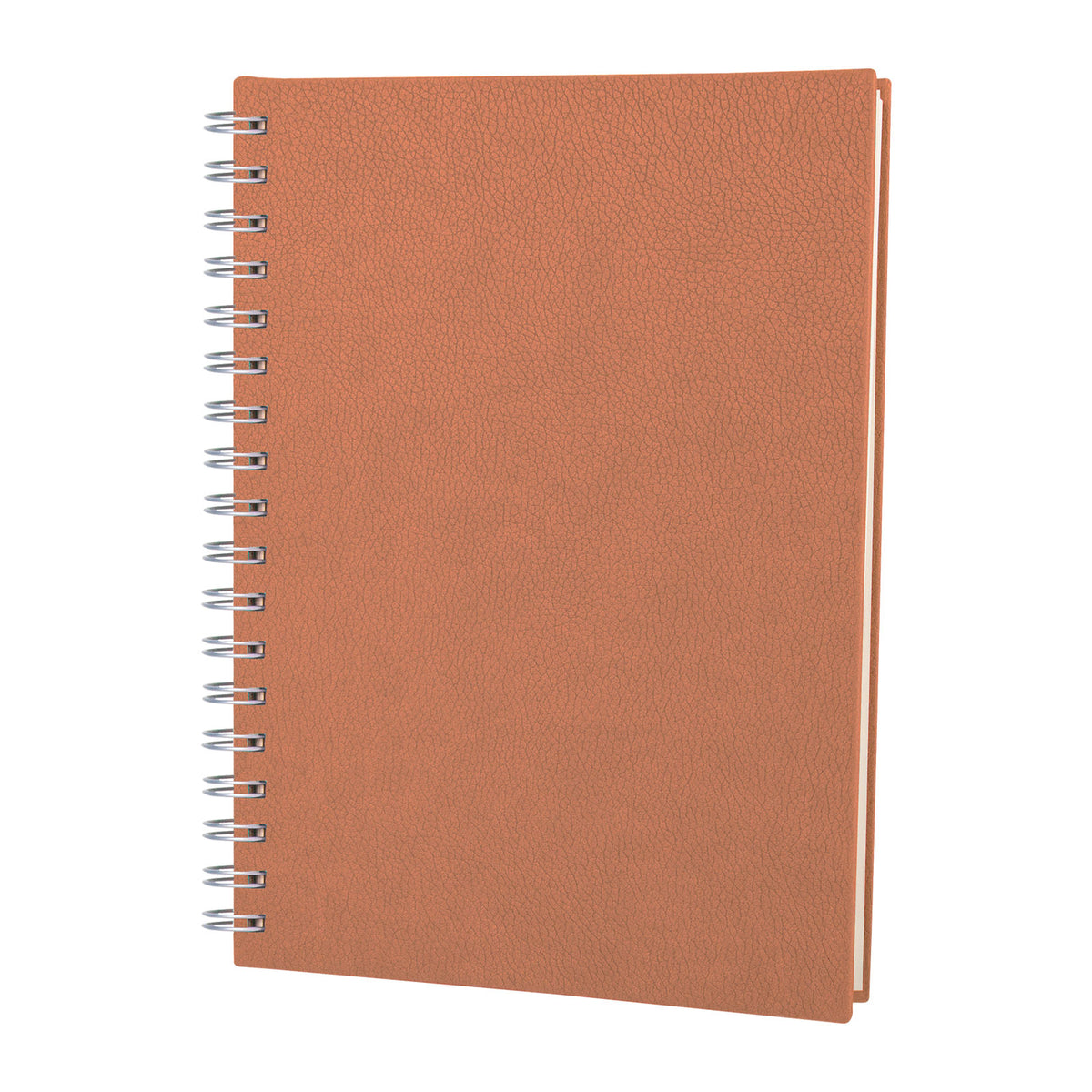 Promosyon Yumuşak Termo Deri Kapak Spiralli Kareli Tarihsiz Defter (17X24 CM) DF01044 · DF01044-09