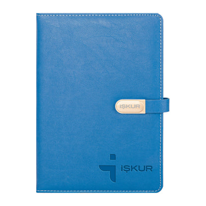 Promosyon Termo Deri Kapak Mıknatıslı Tarihsiz Defter (15X21CM) DF01056 · DF01056-07