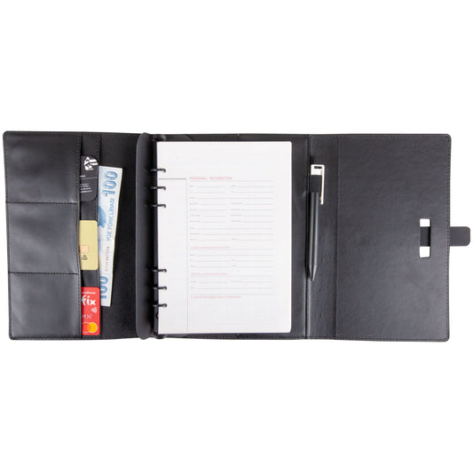 Promosyon Termo Deri Kapak Mekanizmalı Tarihsiz Organizer (17x22CM) DF01057 · DF01057-02