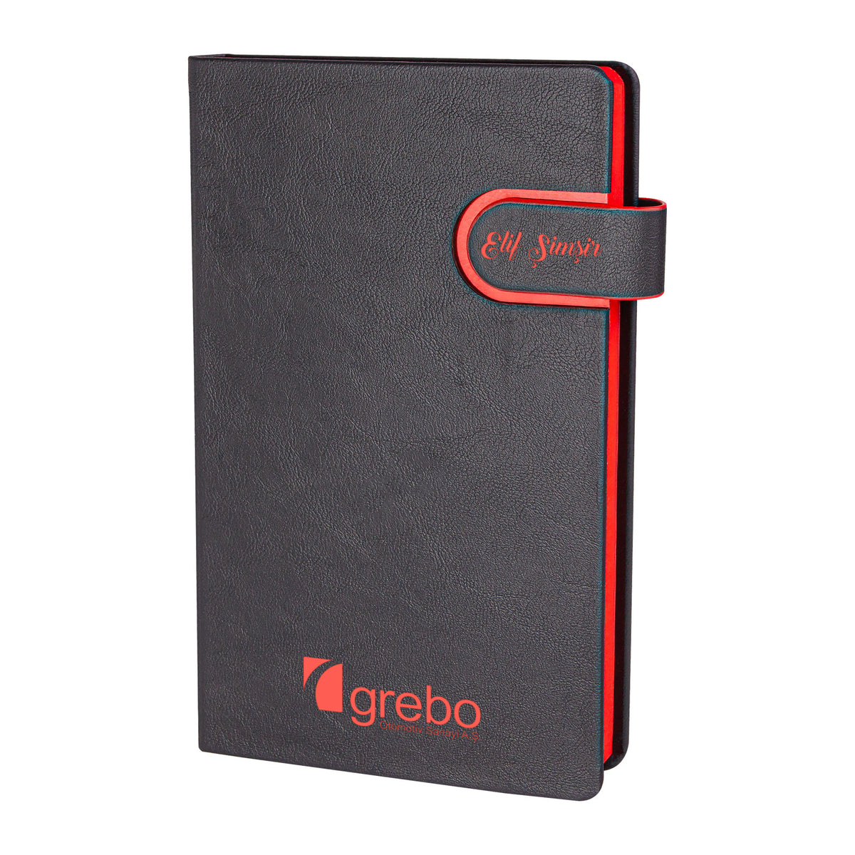 Promosyon Termo Deri Kapak Mıknatıslı Tarihsiz Defter (13X21 CM) DF01058 · DF01058-04