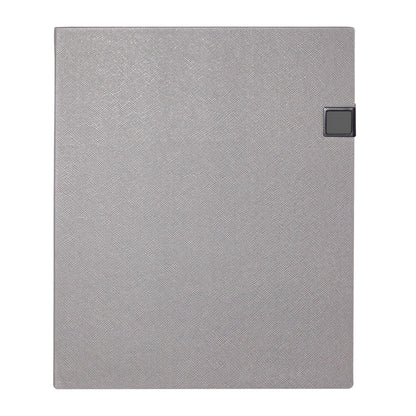 Promosyon Termo Deri Kapak Metal Kilitli Tarihsiz Defter (19X25 CM) DF01059 · DF01059-01
