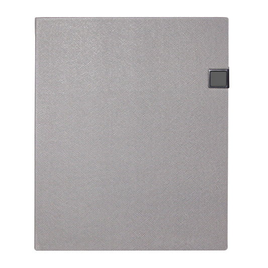 Promosyon Termo Deri Kapak Metal Kilitli Tarihsiz Defter (19X25 CM) DF01059 · DF01059-01
