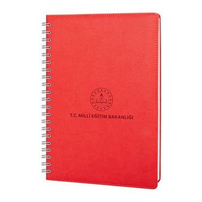 Promosyon Termo Deri Kapak Spiralli Haftalık Planlayıcı (20x28 CM) DF01066 · DF01066-01