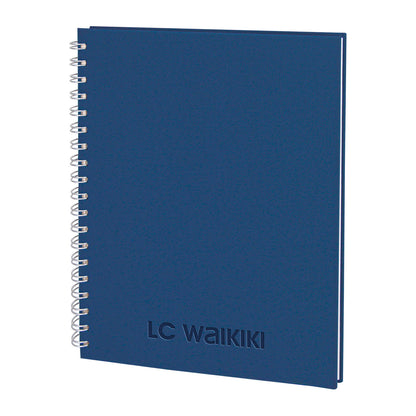 Promosyon Termo Deri Kapak Spiralli Kareli Tarihsiz Defter (19X25 CM) DF01074 · DF01074-05