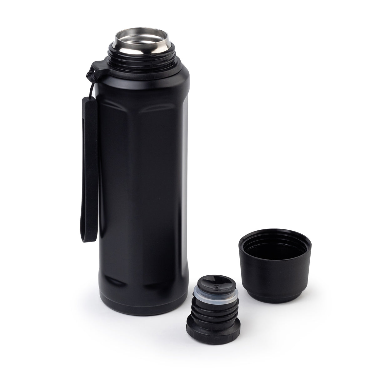 Promosyon 500 ml Paslanmaz Çelik Altıgen Köşeli Askı İpli Termos DW01042 · DW01042-02