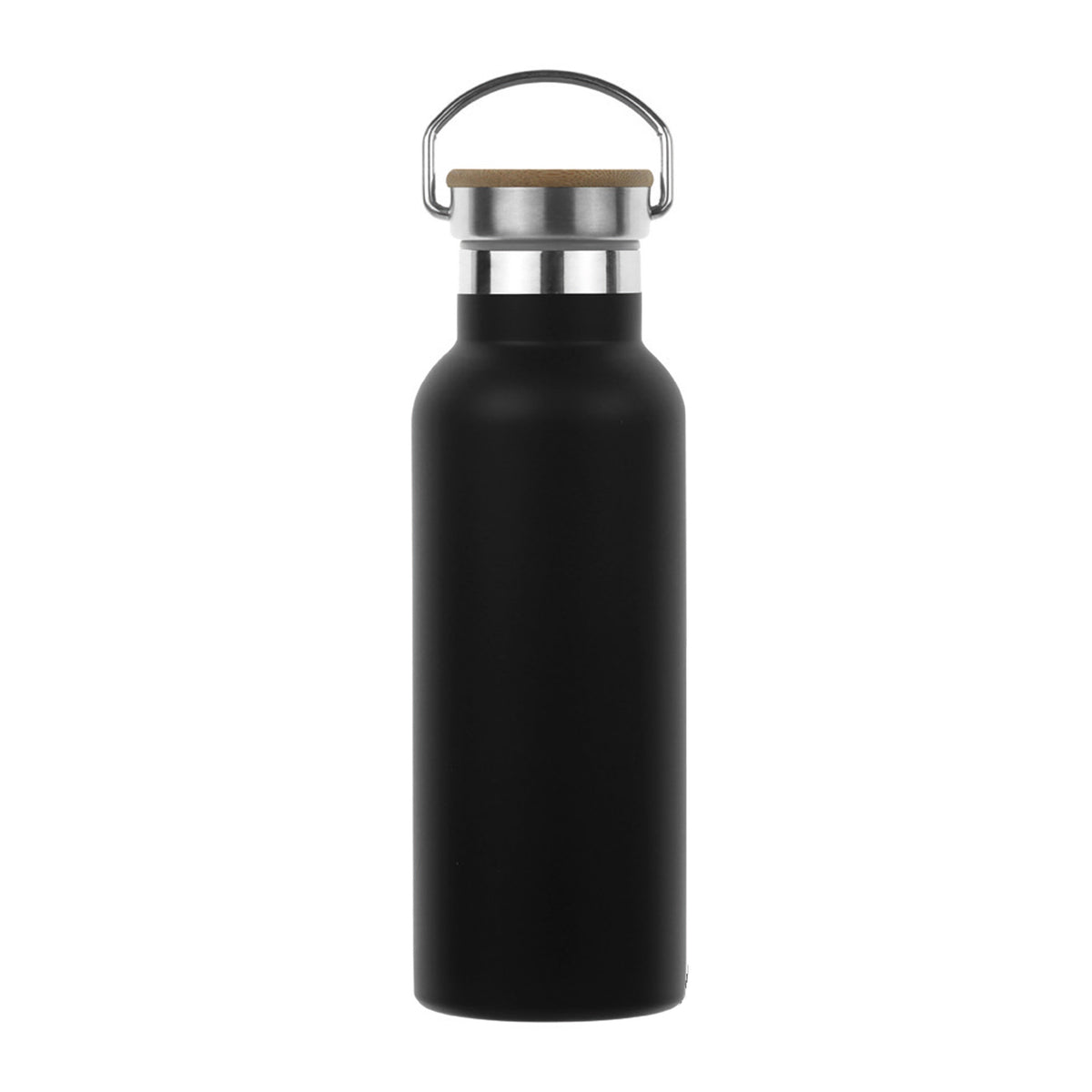 Promosyon 500 ml Paslanmaz Çelik Bambu Kapaklı Çift Duvarlı Termos DW01044 · DW01044-03