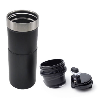 Promosyon 500 ml Paslanmaz Çelik Basmalı Kapak Termos DW01049 · DW01049-02
