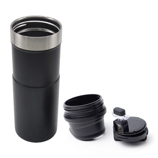Promosyon 500 ml Paslanmaz Çelik Basmalı Kapak Termos DW01049 · DW01049-02