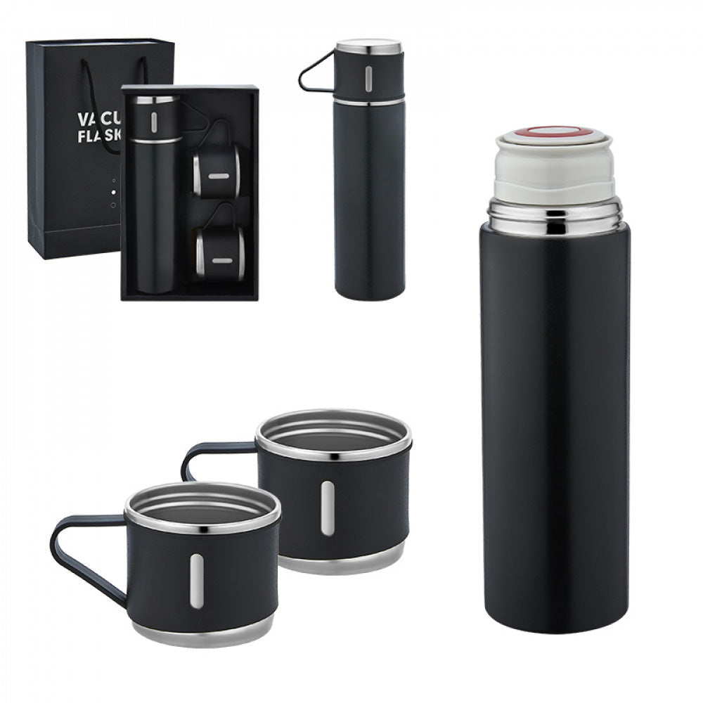 Promosyon 500 ml Paslanmaz Çelik Çift Bardaklı Termos DW01053 · DW01053-07