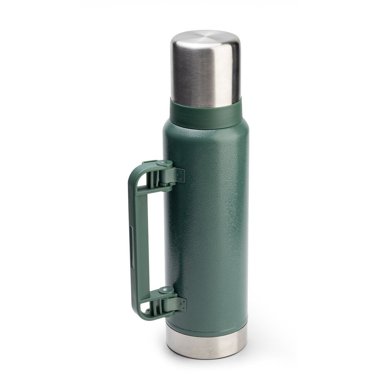 Promosyon 1000 ml Paslanmaz Çelik Bardaklı Tutma Saplı Termos DW01055 · DW01055-01