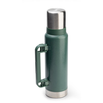 Promosyon 1000 ml Paslanmaz Çelik Bardaklı Tutma Saplı Termos DW01055 · DW01055-01