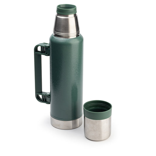 Promosyon 1000 ml Paslanmaz Çelik Bardaklı Tutma Saplı Termos DW01055 · DW01055-02
